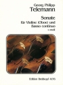 Sonate c-Moll fr Violine (Oboe) und Bc