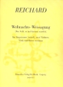 Weihnachts-Weissagung fr mittlere Singstimme, 2 Violinen, Viola und Bc Partitur (dt/en)