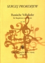 Russische Volkslieder op.104 fr Singstimme und Klavier (ru/dt)