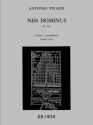 Nisi dominus RV608 per contralto, archi et bc canto e pianoforte (la/en)