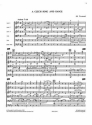 Czech song and dance for string orchestra,  score