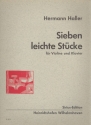 7 leichte Stcke fr Violine und Klavier