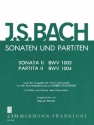 Sonaten und Partiten Band 2 BWV1003-1004 fr Flte und Klavier oder Flte allein