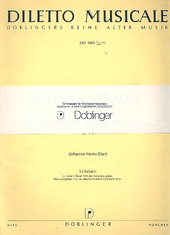 Deutschmeister Jubilums-Marsch op.470 fr Orchester Stimmenset