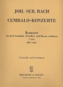 Konzert C-Dur BWV1064 fr 3 Cembali und Streicher Violoncello / Kontrabass