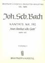 Nun danket alle Gott Kantate Nr.192 BWV192 Violine 1