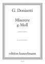 Miserere fr Soli, gem Chor und Orchester Klavierauszug (la)