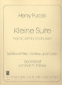 Kleine Suite fr Blockflte, Violine und Violoncello Partitur und 3 Stimmen