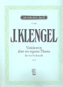 Variationen ber ein eigenes Thema op.15 fr 4 Violoncelli 4 Stimmen