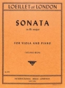 Sonata in b flat Major for viola and piano