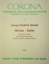 Alcina-Suite Ouvertre und Tnze fr Streicher und Bc Partitur