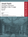 Streichquartett C-Dur op.1,6 HOB.III:6  Stimmen