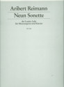 9 Sonette der Louize Lab fr Mezzosopran und Klavier