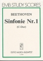 Sinfonie C-Dur Nr.1 op.21 fr Orchester Studienpartitur