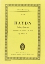 Quartet b minor op.64,2 / H.III:68 for two violins, viola and cello Miniature score