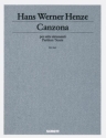 Canzona fr Oboe, Klavier, Harfe, 3 Violen und Violoncello Partitur