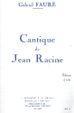 Cantique de Jean Racine pour choeur mixte et orgue (piano) partition de choeur