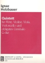 Quintett fr Flte, Violine, Viola, Violoncello und obligates Cembalo