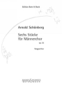 6 Stcke op.35 fr Mnnerchor a cappella (dt/en) Partitur