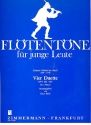 4 Duette BWV802 - BWV805 fr 2 Flten Fltentne fr junge Leute Spielpartitur