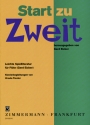 Start zu zweit - Leichte Spielliteratur fr Flte und Klavier