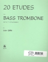 20 Etudes for bass trombone with F attachment