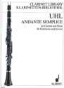 Andante semplice fr Klarinette und Klavier