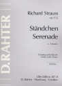 Stndchen op.17,2 D-Dur fr tiefe Singstimme und Klavier