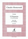 O primavera (Madrigal) fr gem Chor (SSATB) a cappella Partitur (Chorstimmen als Klavierersatz)