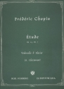 Etde op.25,7 fr Violoncello und Klavier