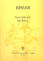 9 Lieder aus Die Mutter nach Texten von Brecht fr Gesang und Klavier