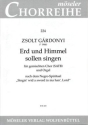 Erd und Himmel sollen singen fr gem Chor und Orgel Partitur