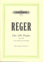 Der 100. Psalm op.106 fr Chor, Orgel und Orchester Klavierauszug (dt/en)