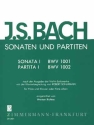 Sonaten und Partiten Band 1 BWV1001-1002 fr Floete und Klavier oder Flte allein