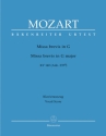 Missa brevis G-Dur KV140  fr Soli, gem Chor und Orchester Klavierauszug