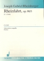 Rheinfahrt op.90,3 fr Mnnerchor a cappella Partitur