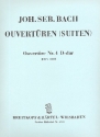 Ouvertre D-Dur Nr.4 BWV1069 fr Orchester Partitur