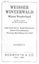 Weier Winterwald fr Mnnerchor und Klavier Chorpartitur (dt/en)