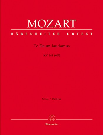 Te Deum laudamus KV141 fr gem Chor und Orchester Partitur