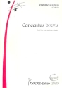 Concentus brevis fr Oboe und Streichorchester Partitur