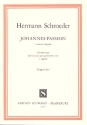 Johannes-Passion BWV245 fr Soli, gem Chor und Orchester Partitur (dt)