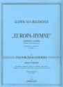 Europa-Hymne fr Blechblser- ensemble Partitur und Stimmen (0-3-4-1, pk)