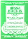 Missa brevis B-Dur KV275 fr Soli, gem Chor, Streicher und Orgel Orgelauszug