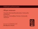 Allegro sostenuto fr Klarinette (auch Baklarinette), Violoncello und Klavier