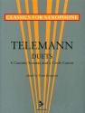 6 Canonic Sonatas and a Circle - Canon for 2 saxophones score