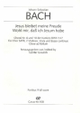 Jesus bleibet meine Freude fr Chor und Orchester Partitur