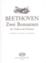 2 Romanzen fr Violine und Orchester fr Violine und Klavier