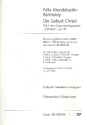 Die Geburt Christi op.97 Teil 1 Soli, Chor, Orch.  Chorpartitur Christus Teil 1