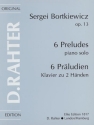 6 Prludien op.13 fr Klavier