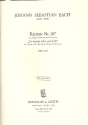 Es wartet alles auf dich - Kantate Nr.187 BWV187 fr Soli, gem Chor und Orchester Chorpartitur